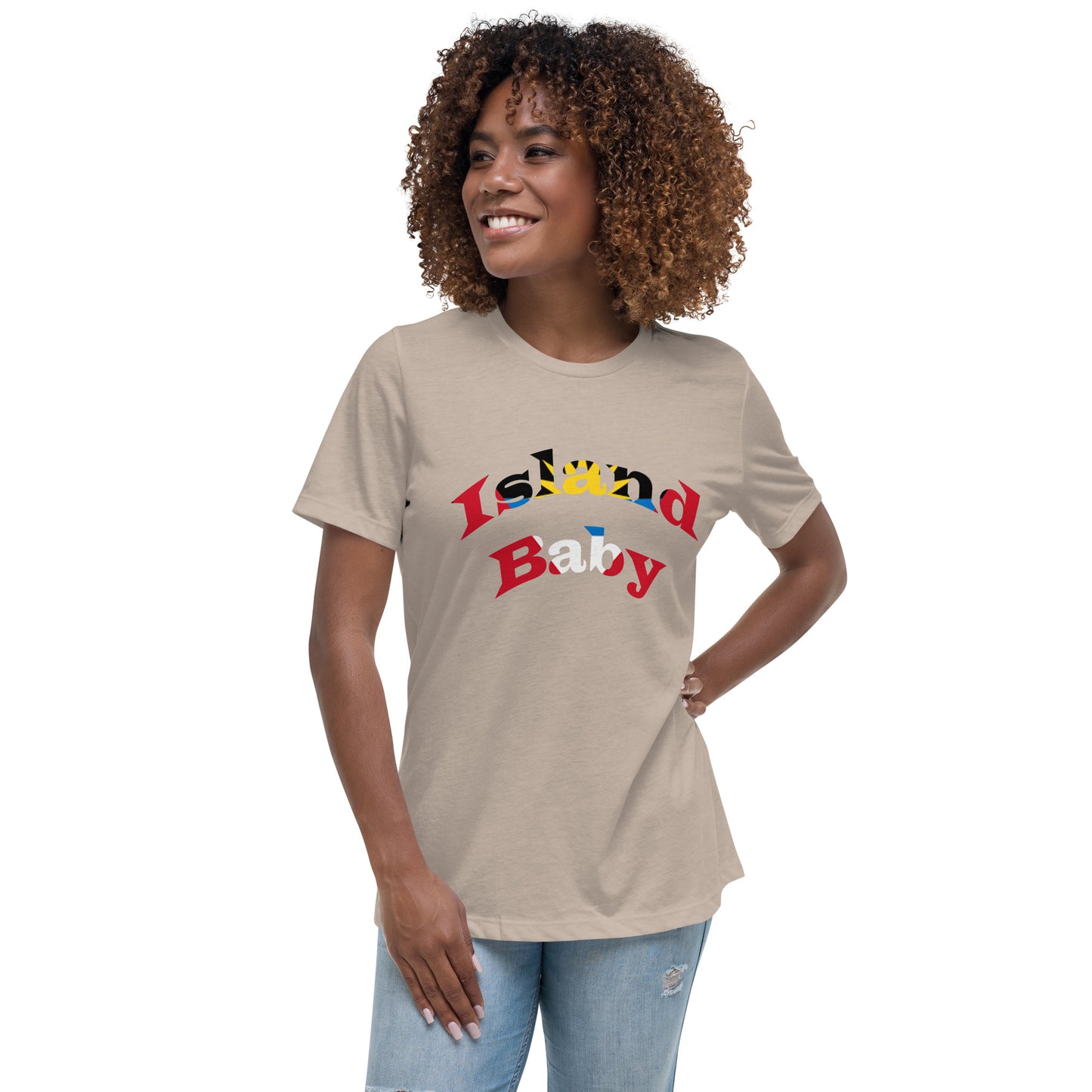 Antiguan Island Baby women's Relaxed T-Shirt