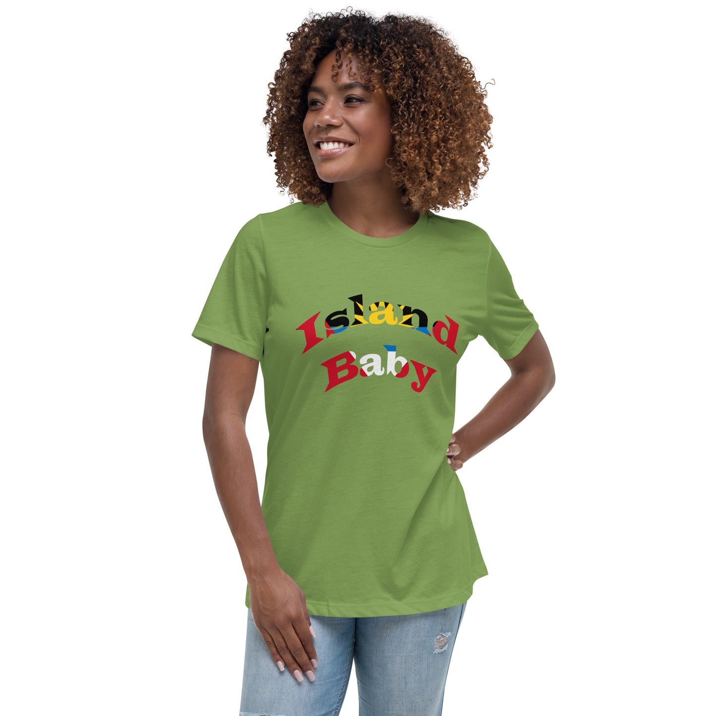 Antiguan Island Baby women's Relaxed T-Shirt