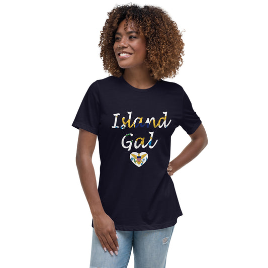 USVI Island Gal women's Relaxed T-Shirt