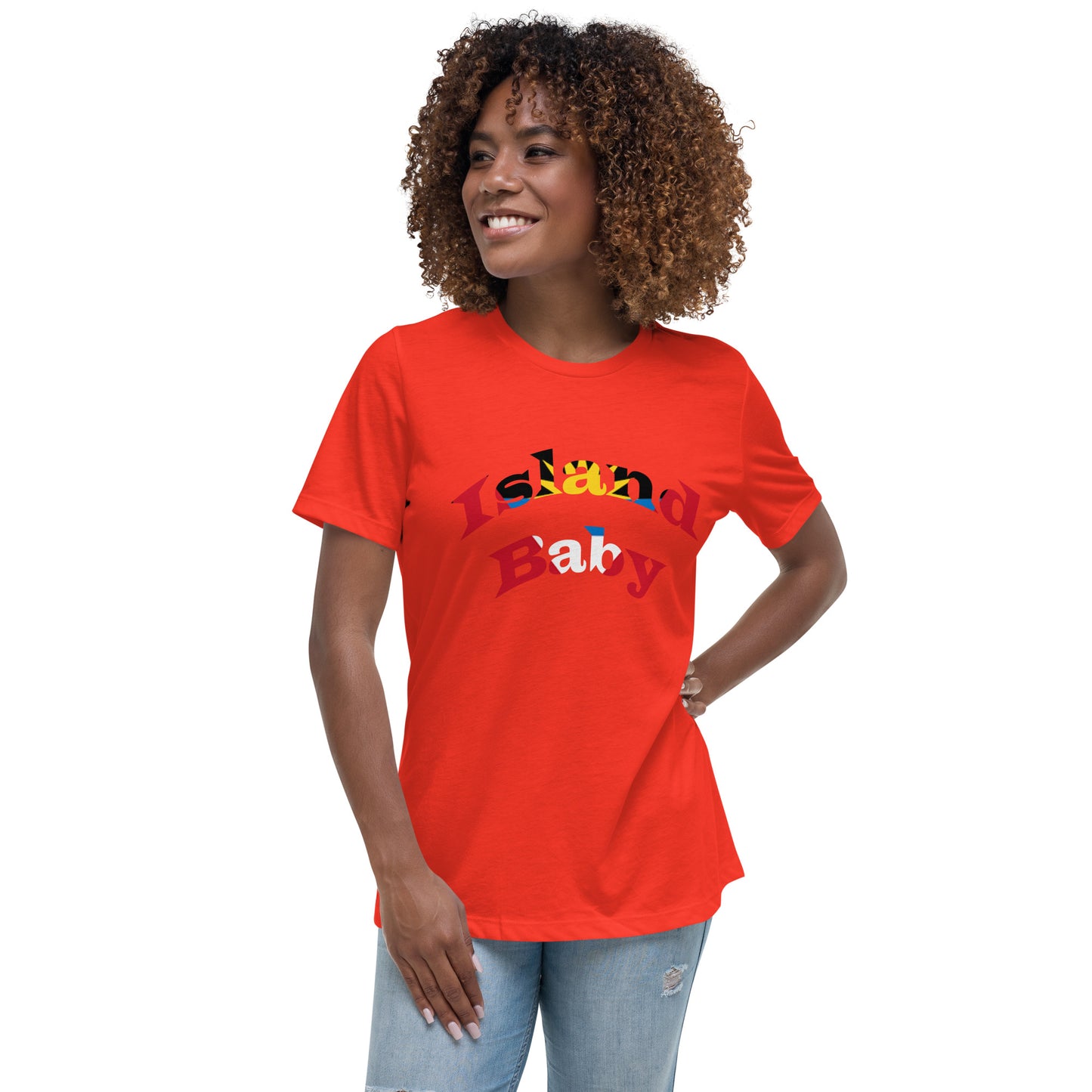 Antiguan Island Baby women's Relaxed T-Shirt